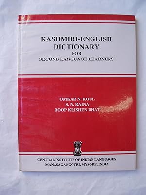 Seller image for Kashmiri-English Dictionary for Second Language Learners for sale by Expatriate Bookshop of Denmark