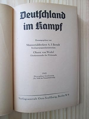 Seller image for Deutschland im Kampf : 1942 : Dezember-Lieferung (Nr. 79 / 80 der Gesamtlieferung) for sale by Expatriate Bookshop of Denmark