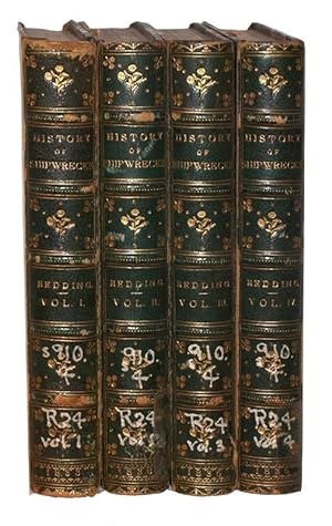 A History of Shipwrecks, and Disasters At Sea. 4 Volume Set