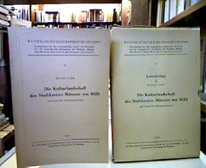 Bild des Verkufers fr Die Kulturlandschaft des Stadtkreises Mnster um 1828 auf Grund der Katasterunterlagen. (= Westflische Geographische Studien, Bd. 9). zum Verkauf von Antiquariat Michael Solder