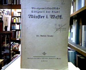 Die eigenwirtschaftliche Tätigkeit der Stadt Münster i. Westf.