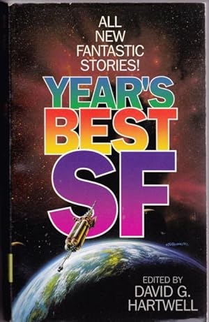 Imagen del vendedor de Year's Best SF # 1 (one) - Hot Times in Magna City, Wonders of the Invisible World, Think Like a Dinosaur, In Saturn Time, For White Hill, The Ziggurat, Microbe, The Day the Aliens Came, Evolution, The Three Descents of Jeremy Baker, A Worm in the Well, + a la venta por Nessa Books
