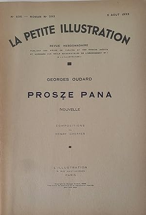 La Petite Illustration -- Prosze Pana -- N° 636, 5 Aout 1933