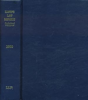 Image du vendeur pour Lloyd's Law Reports: Professional Negligence 2000 mis en vente par Barter Books Ltd