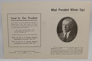 Imagen del vendedor de What President Wilson says a la venta por Bolerium Books Inc.