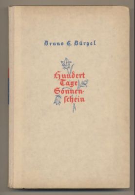 Hundert Tage Sonnenschein. Ein Buch com Sonntag und Alltag des Lebens.