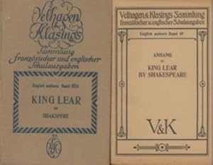 Bild des Verkufers fr King Lear. Mit Anmerkungen zum Schulgebrauch neu herausgegeben von Dr. August Sturmfels. zum Verkauf von Leonardu