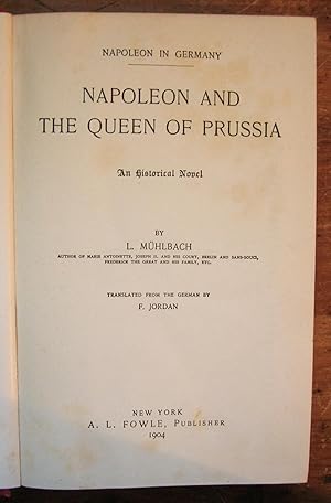 Seller image for Napoleon and the Queen of Prussia. [historical novel] for sale by Monkey House Books