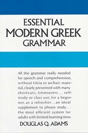 Imagen del vendedor de Essential Modern Greek Grammar (Paperback) a la venta por Grand Eagle Retail