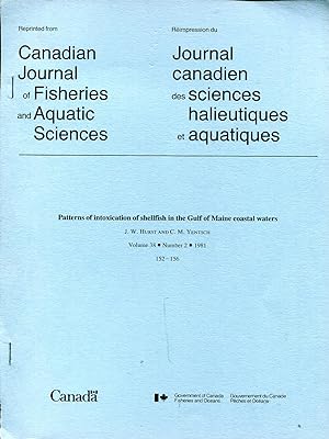 Seller image for Patterns of intoxication of shellfish in the Gulf of Maine coastal waters for sale by Sylvain Par