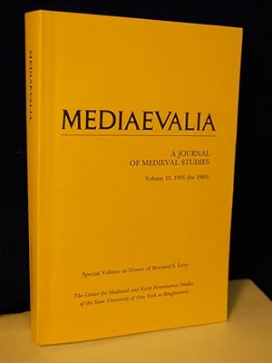 Immagine del venditore per Mediaevalia, a Journal of Mediaeval Studies. Volume 15, 1993 (for 1989) venduto da Gil's Book Loft