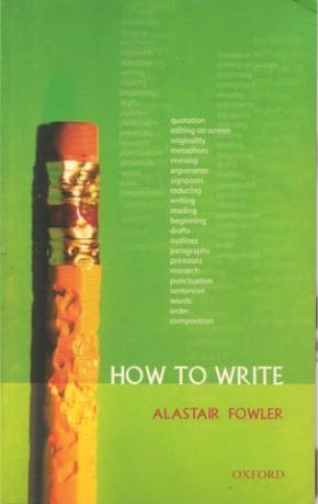 HOW TO WRITE