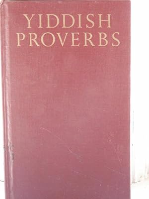 Seller image for Yiddish Proverbs for sale by Bluestocking Books