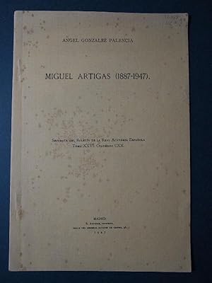 Imagen del vendedor de Miguel Artigas (1887-1947). a la venta por Carmichael Alonso Libros