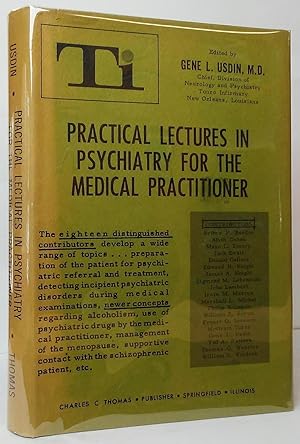 Bild des Verkufers fr Practical Lectures in Psychiatry for the Medical Practitioner zum Verkauf von Stephen Peterson, Bookseller