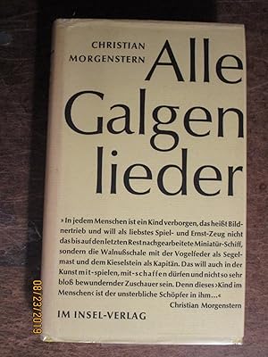 Alle Galgenlieder: Galgenlieder, Palmström, Palma Kunkel, Gingganz