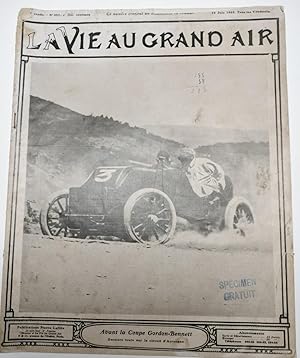Bild des Verkufers fr La Vie Au Grand Air. Magazine Sportif Illustr. 8me Anne. N353 : 16 Juin 1905 : Avant la coupe Gordon-Bennett. zum Verkauf von JOIE DE LIRE