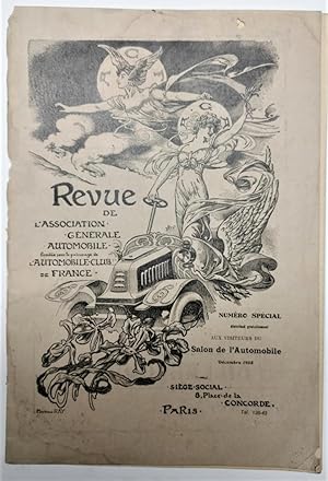 REVUE DE L'ASSOCIATION GENERALE AUTOMOBILE. 5ème Année. Janvier 1906. N°1. Numéro spécial distrib...