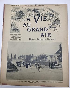 La Vie Au Grand Air. Magazine Sportif Illustré. 4ème Année. N°140 : 19 Mai 1901. Pendant la cours...