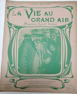 La Vie Au Grand Air. Magazine Sportif Illustré. 4ème Année. N°152 : 11 Août 1901. Gaston Stiegler...