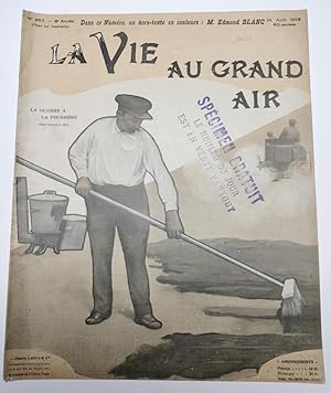 Bild des Verkufers fr La Vie Au Grand Air. Magazine Sportif Illustr. 6me Anne. N257 : 14 Aot 1903. La guerre  la poussire. zum Verkauf von JOIE DE LIRE