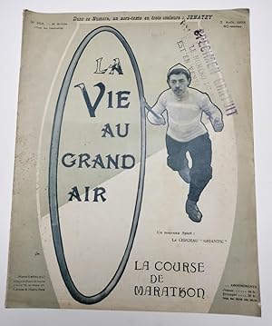 Bild des Verkufers fr La Vie Au Grand Air. Magazine Sportif Illustr. 6me Anne. N256 : 7 Aot 1903. La course au Marathon. zum Verkauf von JOIE DE LIRE