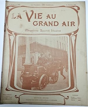 Bild des Verkufers fr La Vie Au Grand Air. Magazine Sportif Illustr. 4me Anne. N160 : 6 Octobre 1901. Chauffeurs Princiers. zum Verkauf von JOIE DE LIRE