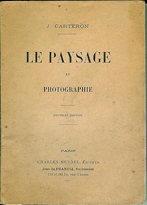 Imagen del vendedor de Le paysage en photographie.Nouvelle dition. a la venta por Bouquinerie Aurore (SLAM-ILAB)