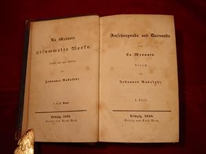 Amschaspands und Darvands. (La Mennais gesammelte Werke. Deutsch mit einer Vorrede von Johannes R...