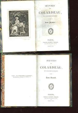 Bild des Verkufers fr OEUVRES DE COLARDEAU TOME 1 ET 2. zum Verkauf von Le-Livre