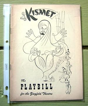 Kismet. The Playbill for the Ziegfeld Theatre.