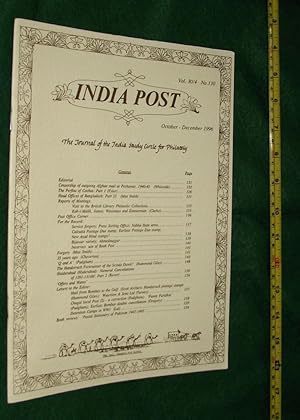INDIA POST: The Journal of the India Study Circle for Philately - Volume 30/4 No. 130: October - ...