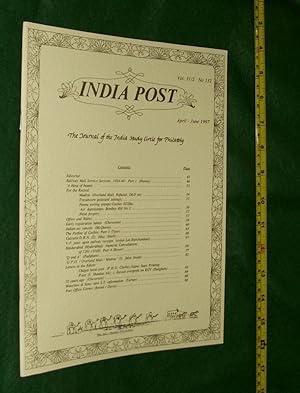 INDIA POST: The Journal of the India Study Circle for Philately - Volume 31/2 No. 132: April to J...