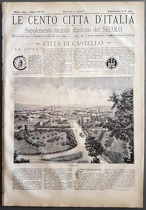 Image du vendeur pour Le cento citt d'Italia - CITTA' DI CASTELLO mis en vente par Stampe Antiche e Libri d'Arte BOTTIGELLA