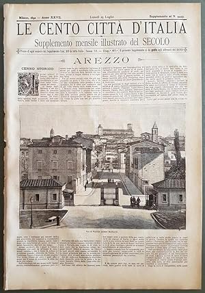 Image du vendeur pour Le cento citt d'Italia - AREZZO mis en vente par Stampe Antiche e Libri d'Arte BOTTIGELLA