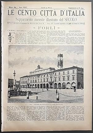 Image du vendeur pour Le cento citt d'Italia - FORLI' mis en vente par Stampe Antiche e Libri d'Arte BOTTIGELLA