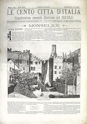 Image du vendeur pour Le cento citt d'Italia - MONSELICE mis en vente par Stampe Antiche e Libri d'Arte BOTTIGELLA