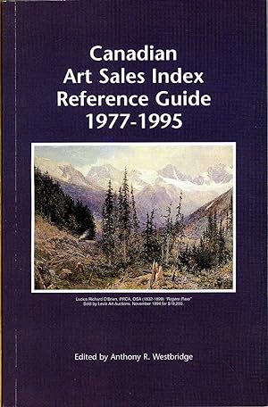 Canadian Art Sales Index Reference Guide 1977-1995