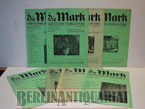 Seller image for Die Mark. Zeitschrift fr mrkische Heimatpflege und Wandern. Begr. durch Georg Eugen Kitzler. GELOCHT ! for sale by BerlinAntiquariat, Karl-Heinz Than