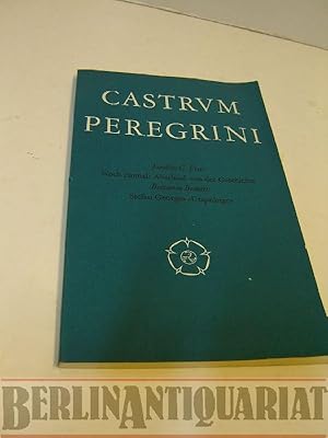 Seller image for Castrum Peregrini. UNTERSCHIEDLICHE Einzelpreise je Bd. for sale by BerlinAntiquariat, Karl-Heinz Than