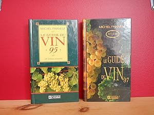 Lot de 2 livres; LE GUIDE DU VIN 95 & LE GUIDE DU VIN 97 Phaneuf