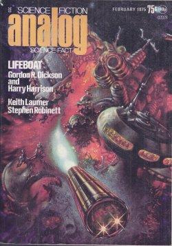 Immagine del venditore per ANALOG Science Fiction/ Science Fact: February, Feb. 1975 ("Lifeboat") venduto da Books from the Crypt