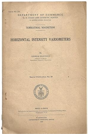 Horizontal Intensity Variometers by George Hartnell