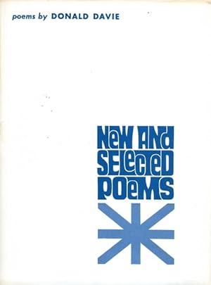 Seller image for New and Selected Poems for sale by The Haunted Bookshop, LLC
