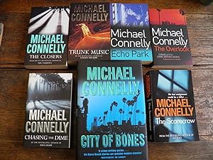 Seller image for 7 books of Michael Connelly Echo park - Trunk music - The overlook - The closers -The Scarecrow - Chasing the Dime - City of Bones for sale by Des livres et vous