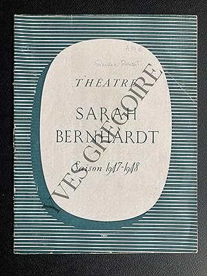 LIBERTE PROVISOIRE-PROGRAMME THEATRE SARAH BERNHARDT-SAISON 1947-1948
