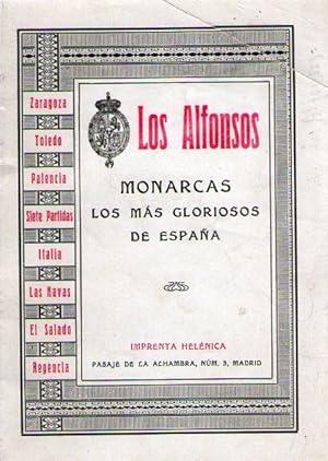 Imagen del vendedor de LOS ALFONSOS - MONARCAS - LOS MAS GLORIOSOS DE ESPAA a la venta por Libreria Bibliomania
