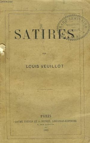 Bild des Verkufers fr SATIRES zum Verkauf von Le-Livre
