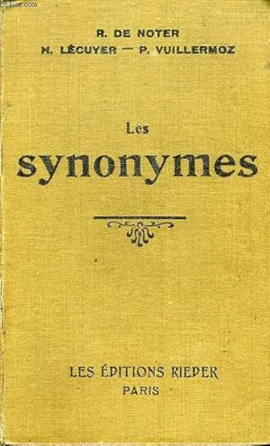 Seller image for LES SYNONYMES for sale by Le-Livre