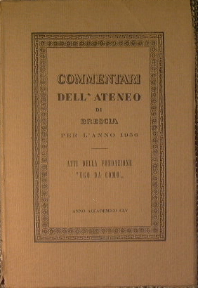 Commentari dell'Ateneo di Brescia per l'anno 1956